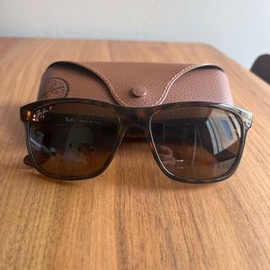 Men’s/Unisex Ray-Ban RB 4181 Polarized Sunglasses Tortoise Shell